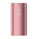 Etui z Klapką Clear View Cover - Samsung Galaxy S21 FE 5G Różowe