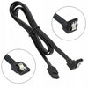 Adapter Kabel Sata III do Sata III - kątowy z zatrzaskiem, 40 cm