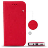 Flip Cover - Magnetyczne Etui Książkowe - Samsung Galaxy S24+ - Czerwony