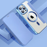 Etui Phoneo Flip z Klapką RFID do MagSafe do iPhone 13 Pro - Błękitne