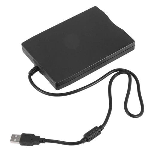 Zewnętrzna Stacja Dyskietek 3,5'' FDD 1,44 MB na USB Slim Plug&Play Czarna