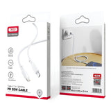 Kabel USB-C Do Lightning Do Apple iPhone iPad 20W 1M