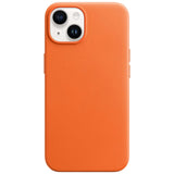 Etui Skórzane Magsafe Pomarańczowe do Apple iPhone 12