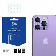 4 Zestawy Szkieł Hybrydowych Na Obiektyw Aparatu 3MK Lens Protect - iPhone 14 Pro Max