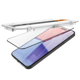 Szkło Hartowane Spigen Glass tR - iPhone 15 Pro Czarne - 2 Sztuki