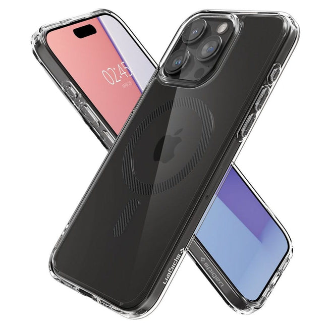 Etui Spigen Ultra Hybrid MagSafe Carbon Fiber - iPhone 15 Pro Max