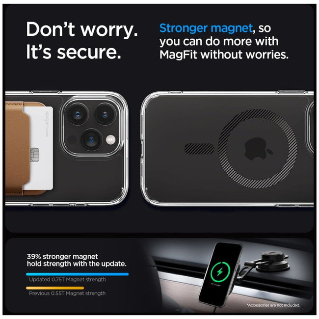 Etui Spigen Ultra Hybrid MagSafe Carbon Fiber - iPhone 15 Pro Max