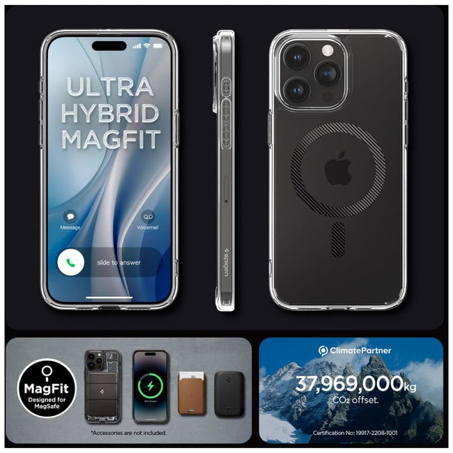 Etui Spigen Ultra Hybrid MagSafe Carbon Fiber - iPhone 15 Pro Max
