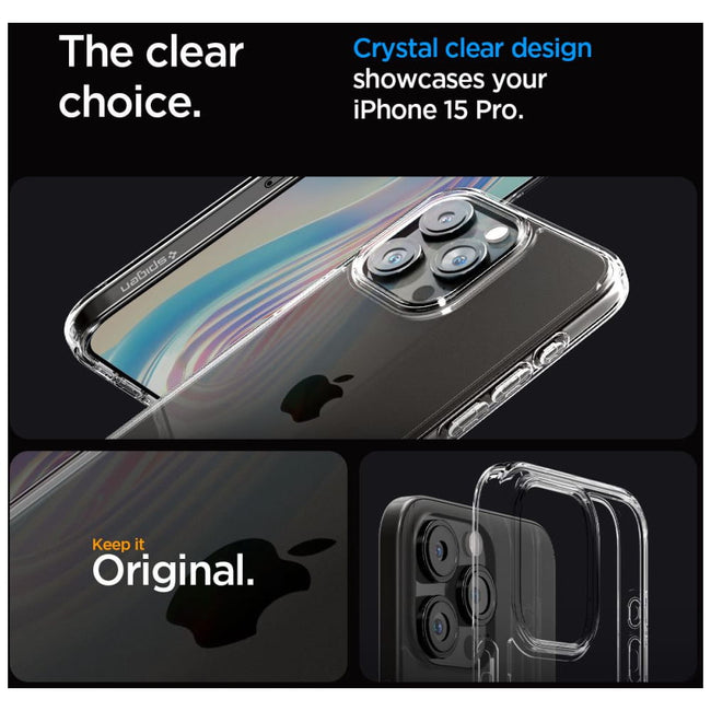 Etui Spigen Ultra Hybrid Clear - iPhone 15 Pro
