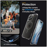 Etui Spigen Ultra Hybrid MagSafe Clear - iPhone 15 Pro Max