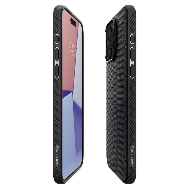 Etui Spigen Liquid Air TPU Black - iPhone 15 Pro Max