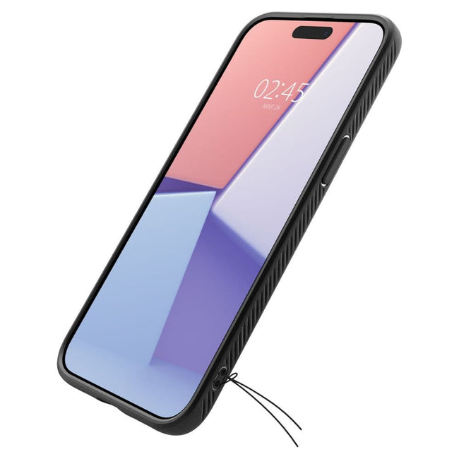 Etui Spigen Liquid Air TPU Black - iPhone 15 Pro Max