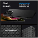 Etui Spigen Liquid Air TPU Black - iPhone 15 Pro Max