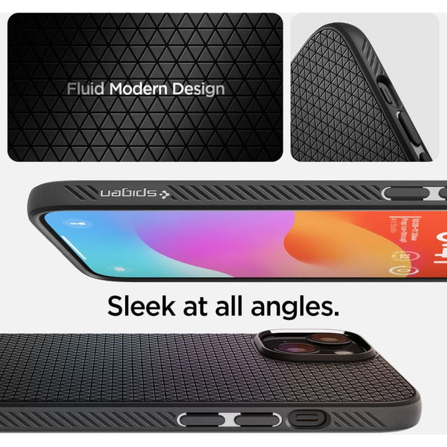 Etui Spigen Liquid Air TPU Black - iPhone 14