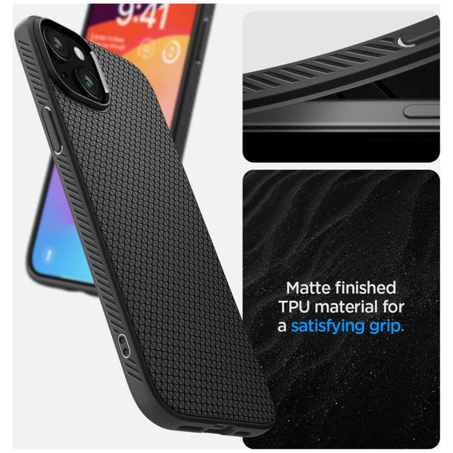 Etui Spigen Liquid Air TPU Black - iPhone 14
