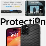 Etui Spigen Liquid Air TPU Black - iPhone 14