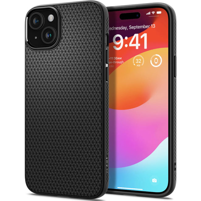 Etui Spigen Liquid Air TPU Black - iPhone 14