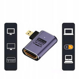 Adapter Kątowy HDMI do Micro HDMI 48GBPS 8K 60Hz D3