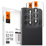 Szkło Hartowane Na Aparat Spigen Optik.tr Ez Fit Camera Protector - Samsung Galaxy S23 - Czarne - [2 Pack]