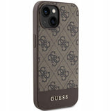 Etui Guess Hardcase Stripe Collection - iPhone 13 - Brązowe