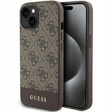 Etui Guess Hardcase Stripe Collection - iPhone 13 - Brązowe