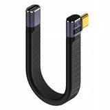 Kabel USB-C Kątowy - 40GBPS 8K 240W 13cm  - v3