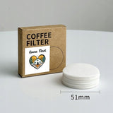 Filtry Papierowe do Kolby Ekspresu / Portafiltra - 100szt. - 51mm