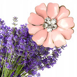 Kwiatek Dyfuzor Zapachu na Kratkę Nawiewu do Auta - Różowy - Lawenda