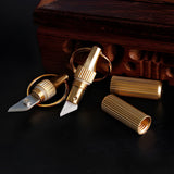 Brelok na Klucze "Skalpel" - Złoty