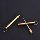 Brelok na Klucze "Wykałaczka" - Złoty