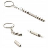 Brelok na Klucze "Śrubokręt" - Srebrny