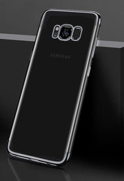 Etui Silikonowe Luxury Plated - Samsung Galaxy S8 - Czarny
