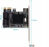 Adapter, Karta PCI PCI-E EXPRESS 1X NA 4X SATA 3 - Wewnętrzny