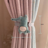 Upięcie Do Zasłon, Firan dla Dzieci - Krokodyle - Zielony - 2 szt.