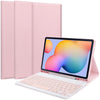 Etui z klawiaturą do Samsung Galaxy Tab A8 10.5 - różowe, TPU, ochrona 360°