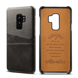 Skórzane Etui Juteni Leather Case - Samsung S9+ - Czarny