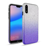 Etui Brokatowe Glitter Case - Huawei P20 - Fioletowy