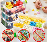 Organizer na Klocki LEGO 3 Poziomy 18L z Pokrywką do Budowania