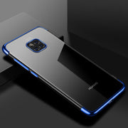 Etui Silikonowe Luxury Plated - Huawei Mate 20 Pro - Niebieski