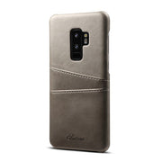 Skórzane Etui Juteni Leather Case -Samsung S9+ - Szary