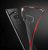 Etui Silikonowe Luxury Plated - Huawei Mate 20 Lite - Czerwony