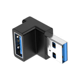 Adapter USB-A → USB-A Kątowy - 90°