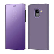 Etui Clear View - Samsung Galaxy A8 2018 - Fioletowy
