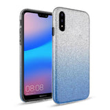 Etui Brokatowe Glitter Case - Huawei P20 - Niebieski