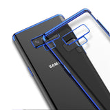 Etui Silikonowe Luxury Plated - Samsung Galaxy Note 9 - Niebieski