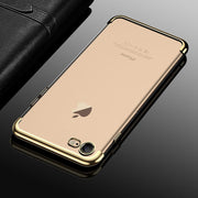 Etui Silikonowe Luxury Plated - iPhone 7 / 8 - Złoty