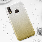 Etui Brokatowe Glitter Case - Huawei P20 Lite - Złoty