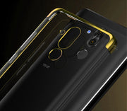 Etui Silikonowe Luxury Plated - Huawei Mate 20 Lite - Złoty