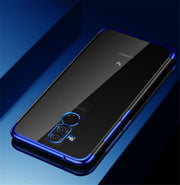 Etui Silikonowe Luxury Plated - Huawei Mate 20 Lite - Niebieski