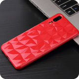 Etui Full Color Prism 3D - Huawei P20 - Czerwony